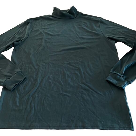 Galaxy by Harvic Black Turtleneck Long Sleeve Knit Top Mens Size XL - Picture 1 of 7